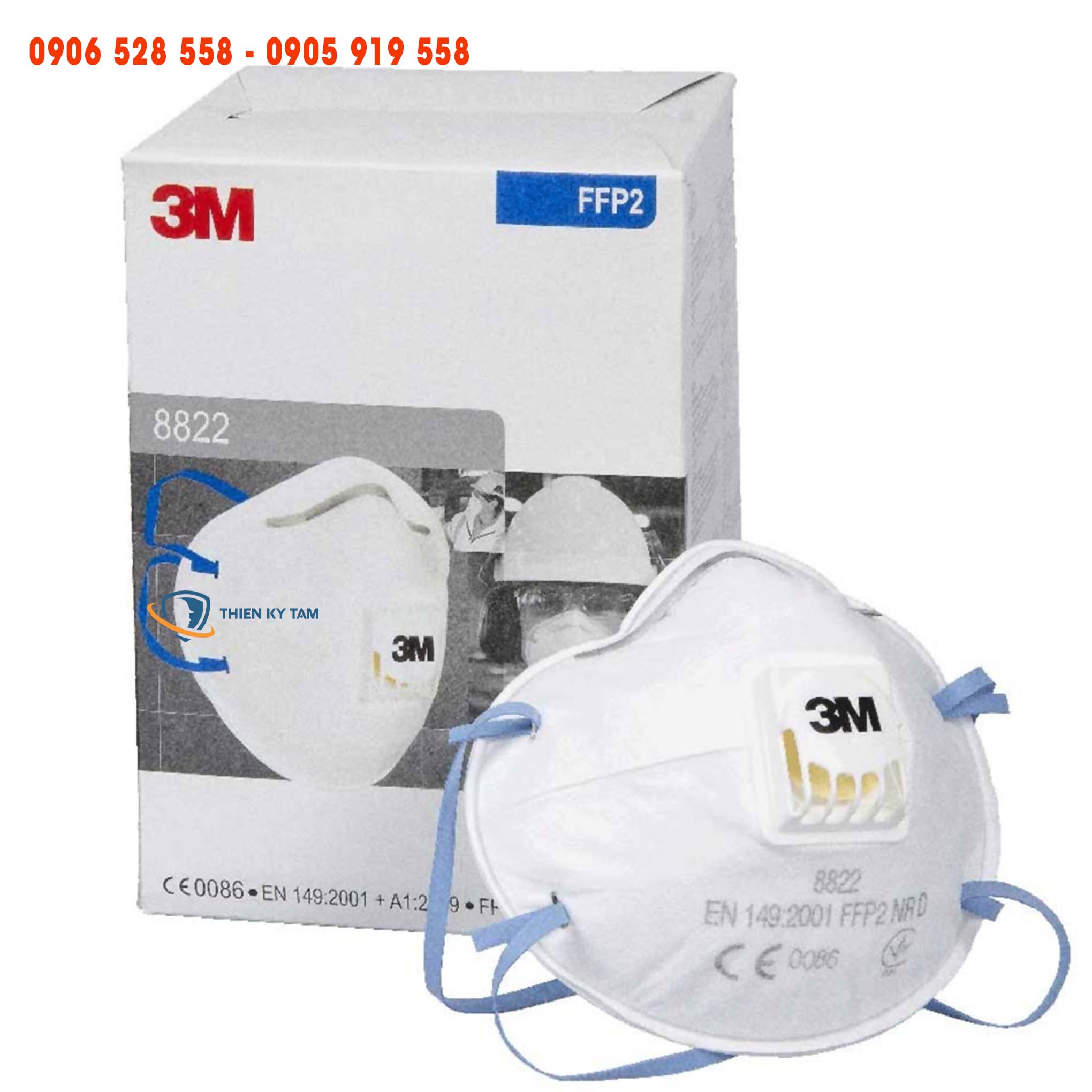 Khẩu trang chống bụi 3M 8822